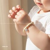  Vòng dâu tằm trẻ em mix mặt Kitty đá treo xinh xắn | Cáo Bạc 