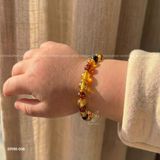  Vòng trẻ em hổ phách tự nhiên nhẹ tay an toàn | Cáo Bạc 