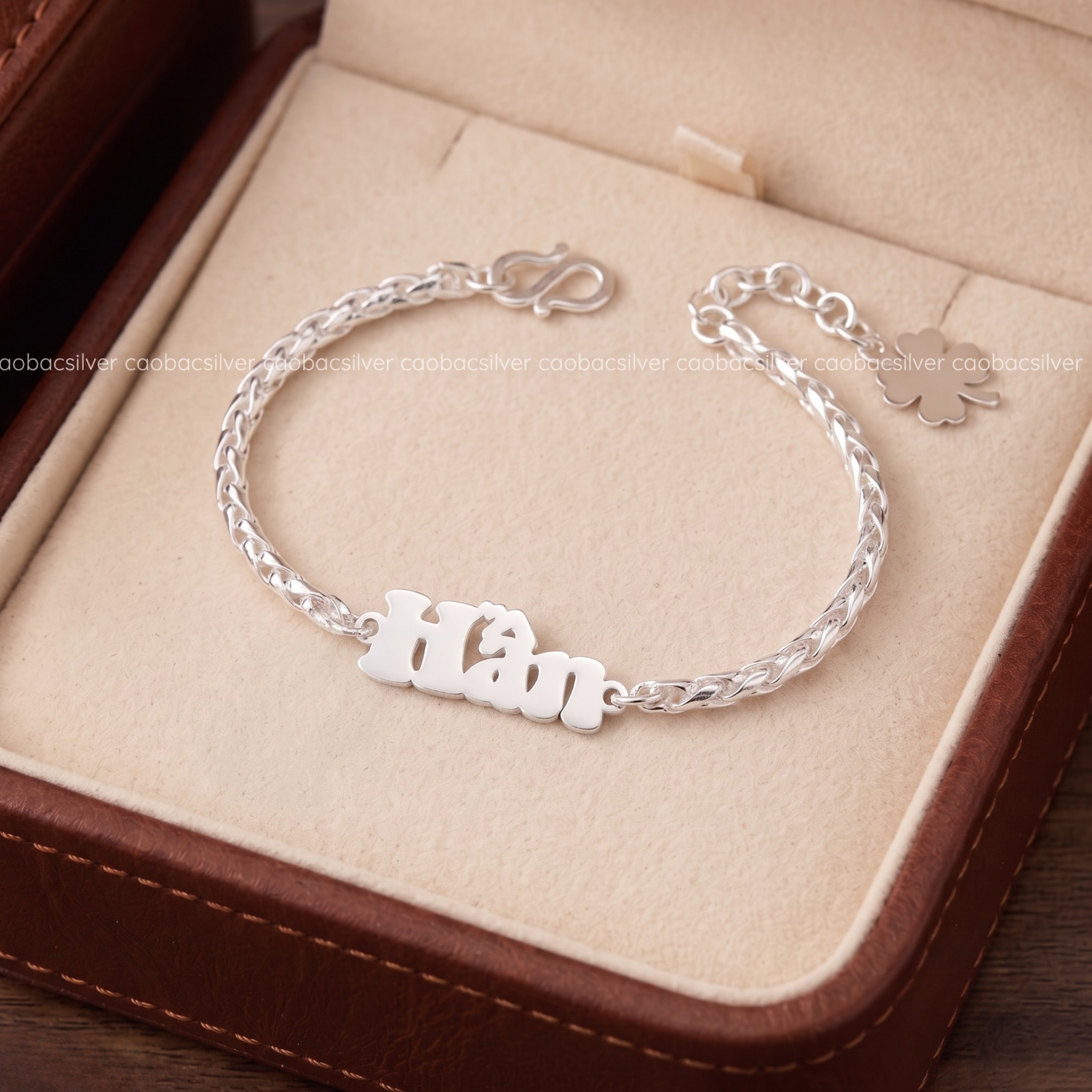  Vòng tay bạc Việt Nam cho bé theo tên riêng sợi vảy rồng | Cáo Bạ 