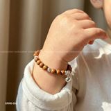  Vòng tay trẻ em dâu tằm mix bi chuông dễ thương | Cáo Bạc 