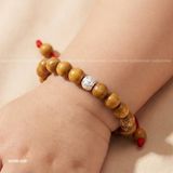  Vòng tay trẻ em dâu tằm mix cầu cát xinh xắn | Cáo Bạc 