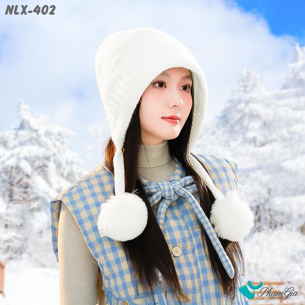 Nón Len Giữ Nhiệt Chuyên Dụng 2 Lớp Phong Cách Hàn Quốc Cao Cấp Màu Trắng Kem (NLX402)