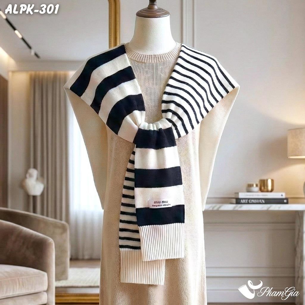 Vạt Áo Thời Trang Phong Cách Hàn Quốc Cao Cấp Màu Trắng (ALPK301)