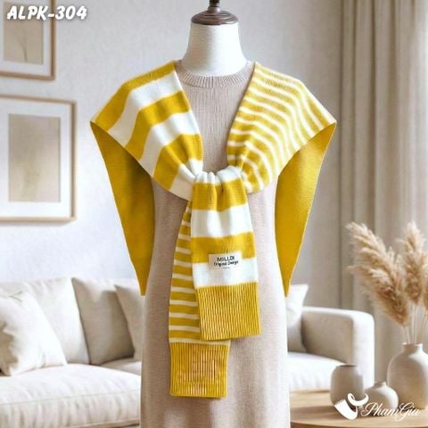 Vạt Áo Thời Trang Phong Cách Hàn Quốc Cao Cấp Màu Vàng (ALPK304)