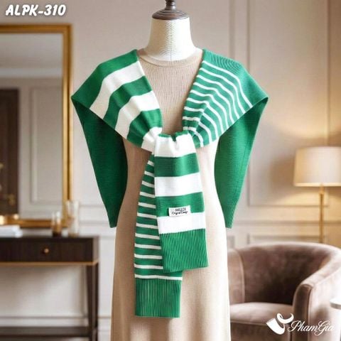 Vạt Áo Thời Trang Phong Cách Hàn Quốc Cao Cấp Màu Xanh Lá (ALPK310)