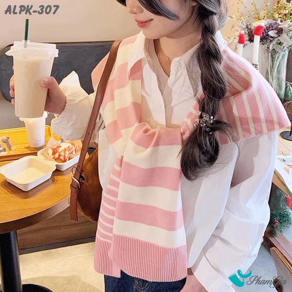 Vạt Áo Thời Trang Phong Cách Hàn Quốc Cao Cấp Màu Hồng Baby (ALPK307)