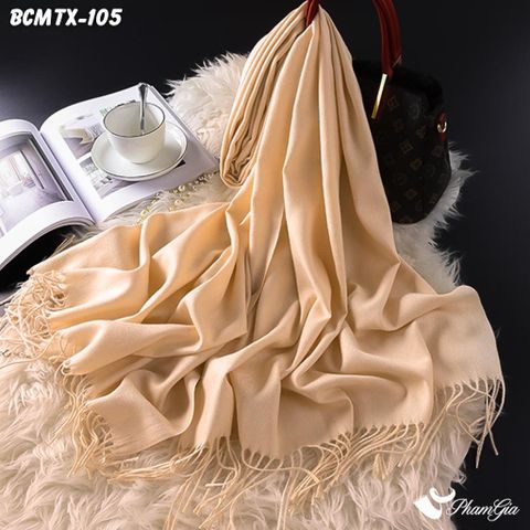 Khăn Choàn Cashmere Trơn - Hàng Ưu Đãi (BCMTX105)