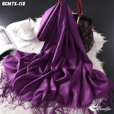Khăn Choàn Cashmere Trơn - Hàng Ưu Đãi (BCMTX118)
