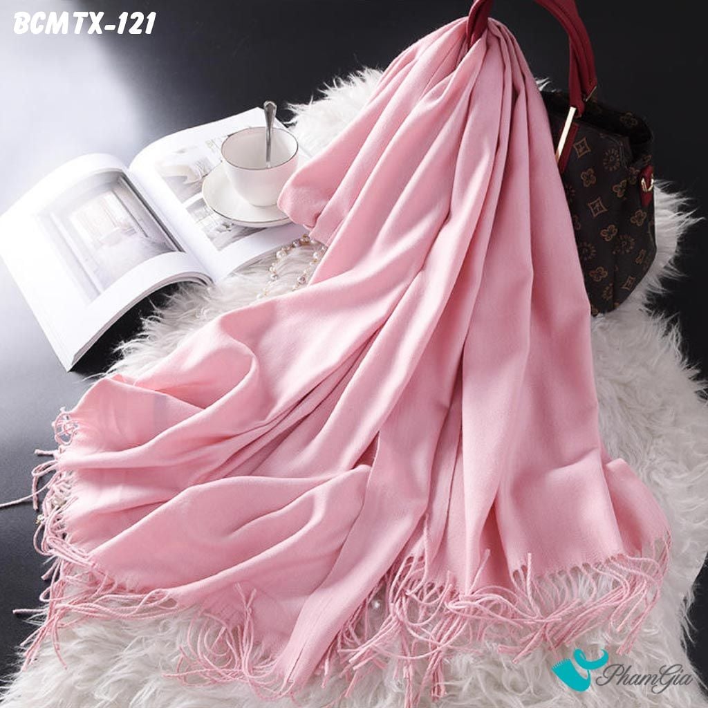 Khăn Choàn Cashmere Trơn - Hàng Ưu Đãi (BCMTX121)