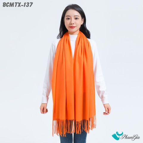 Khăn Choàn Cashmere Trơn - Hàng Ưu Đãi (BCMTX137)