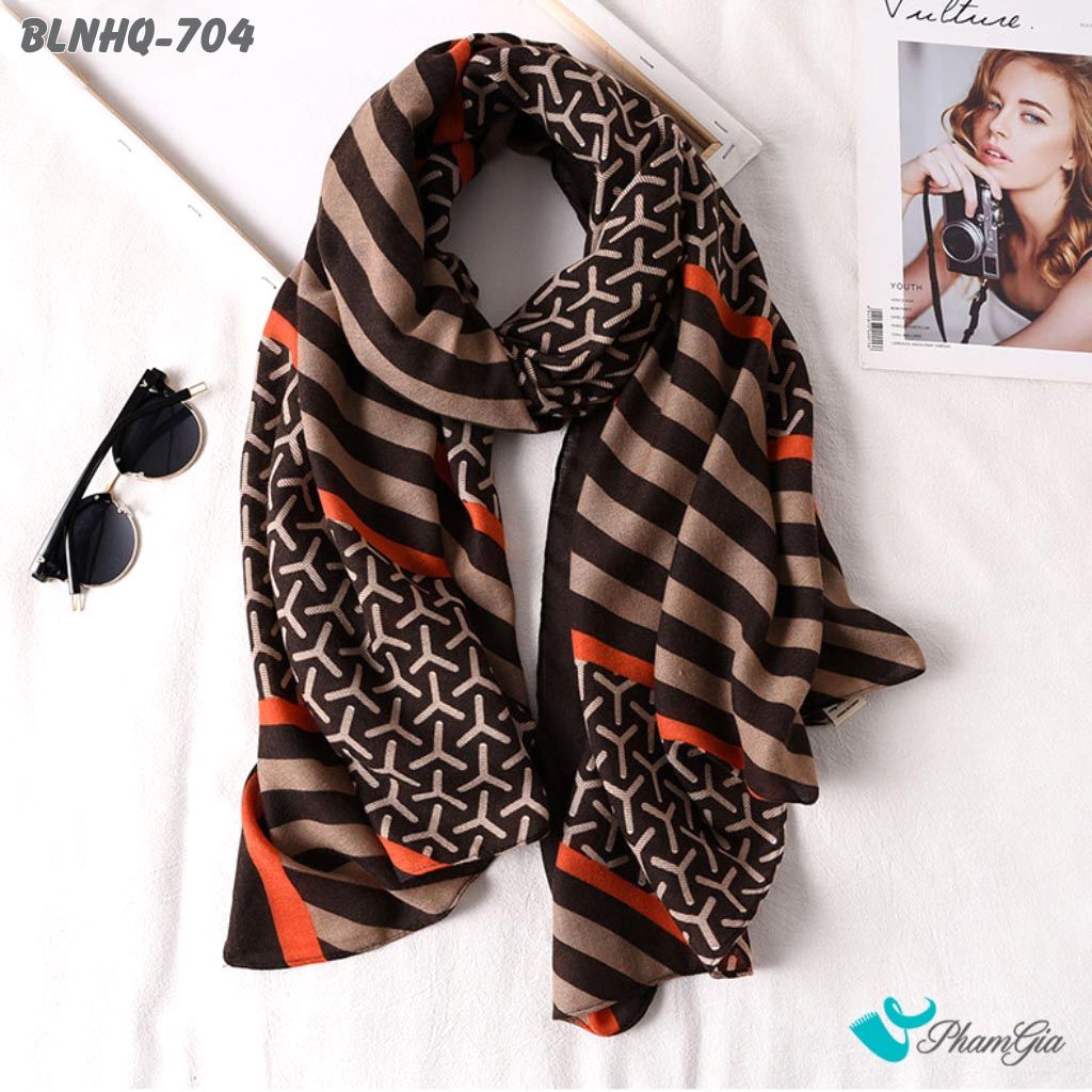 Khăn Choàng Linen Phong Cách Hàn Quốc (BLNHQ704)