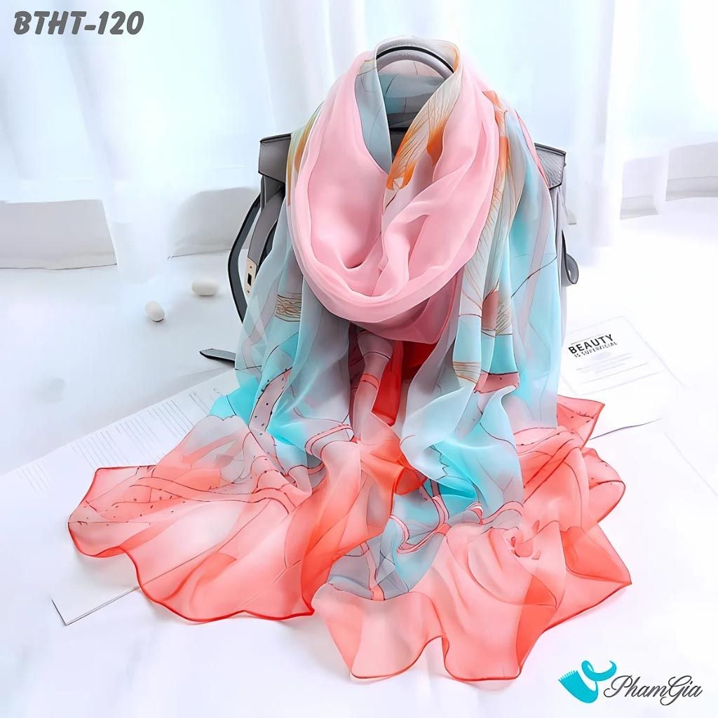 Khăn Choàng Tằm Họa Tiết - Hàng Ưu Đãi (BTHT120)