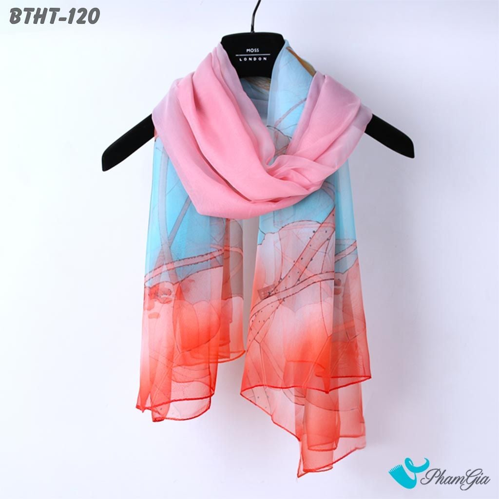 Khăn Choàng Tằm Họa Tiết - Hàng Ưu Đãi (BTHT120)