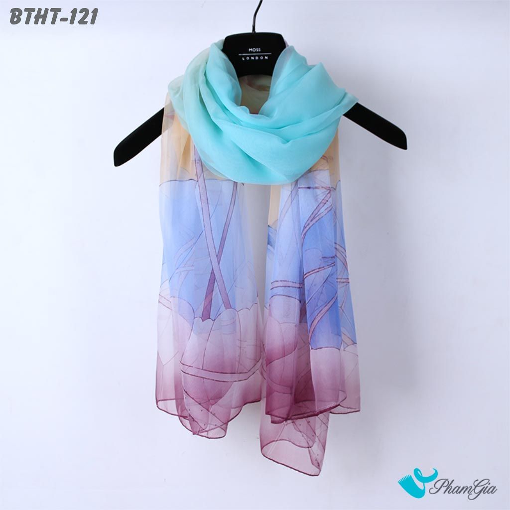 Khăn Choàng Tằm Họa Tiết - Hàng Ưu Đãi (BTHT121)