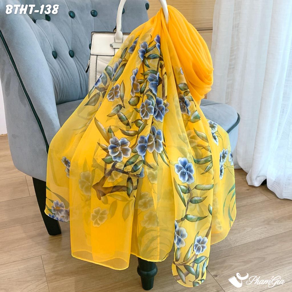 Khăn Choàng Tằm Họa Tiết - Hàng Ưu Đãi (BTHT138)