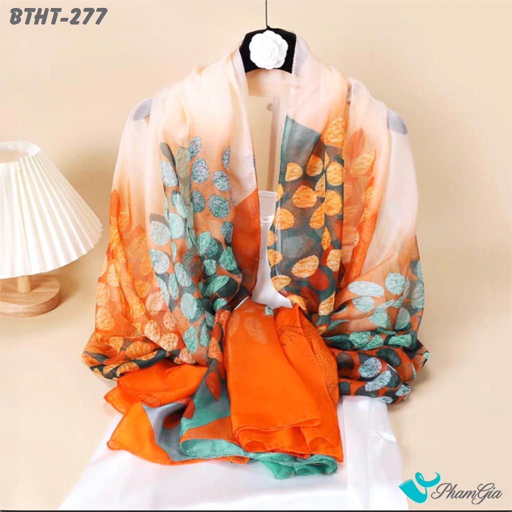 Khăn Choàng Tằm Họa Tiết - Hàng Ưu Đãi (BTHT277)
