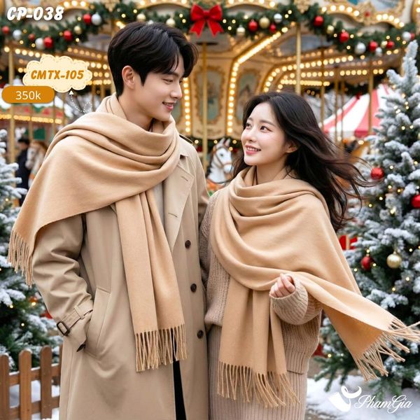 Set Khăn Choàng Cặp Đôi Giữ Ấm Cao Cấp (CP038)