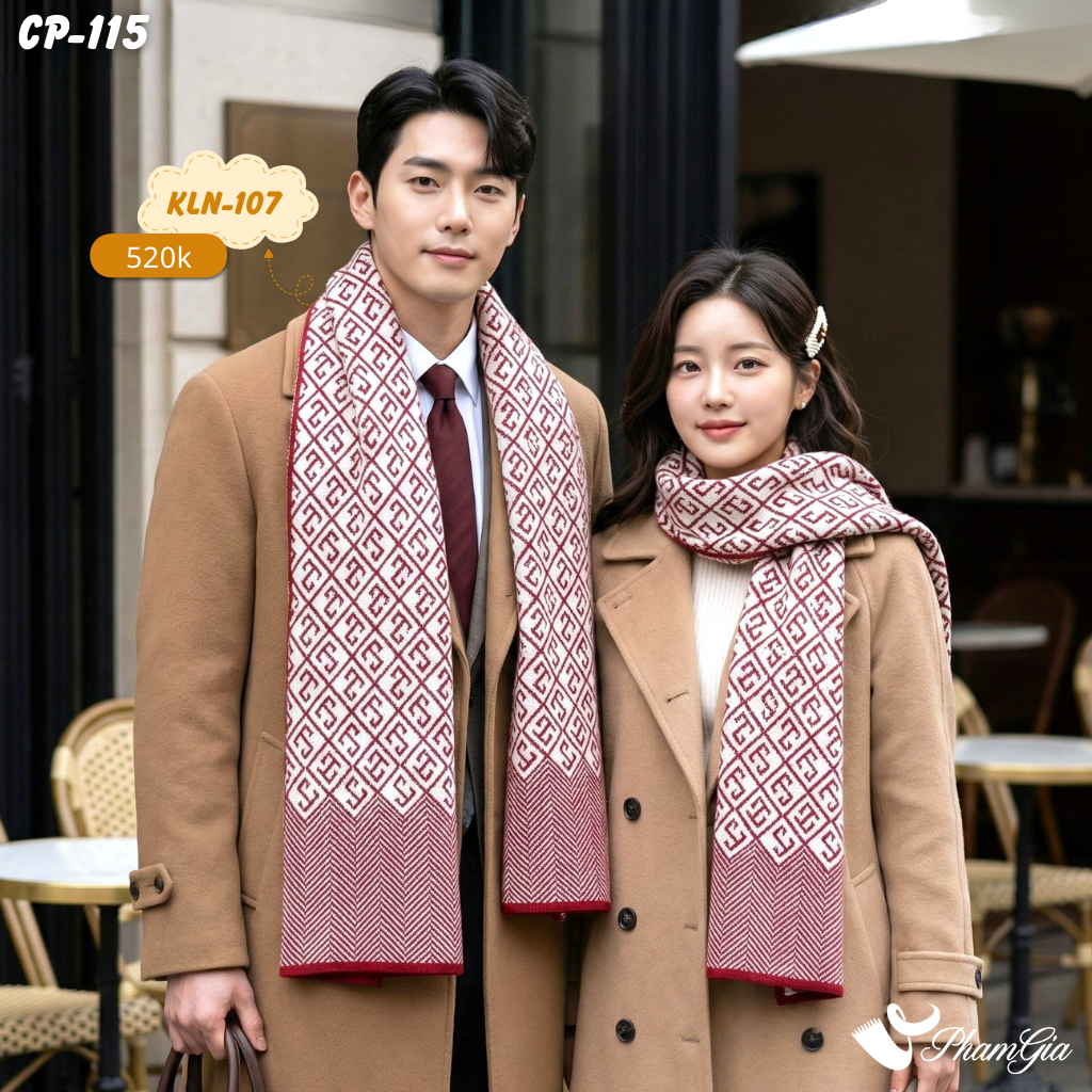 Set Khăn Choàng Cặp Đôi Giữ Ấm Cao Cấp (CP115)
