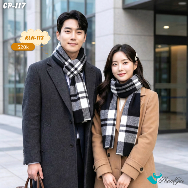 Set Khăn Choàng Cặp Đôi Giữ Ấm Cao Cấp (CP117)