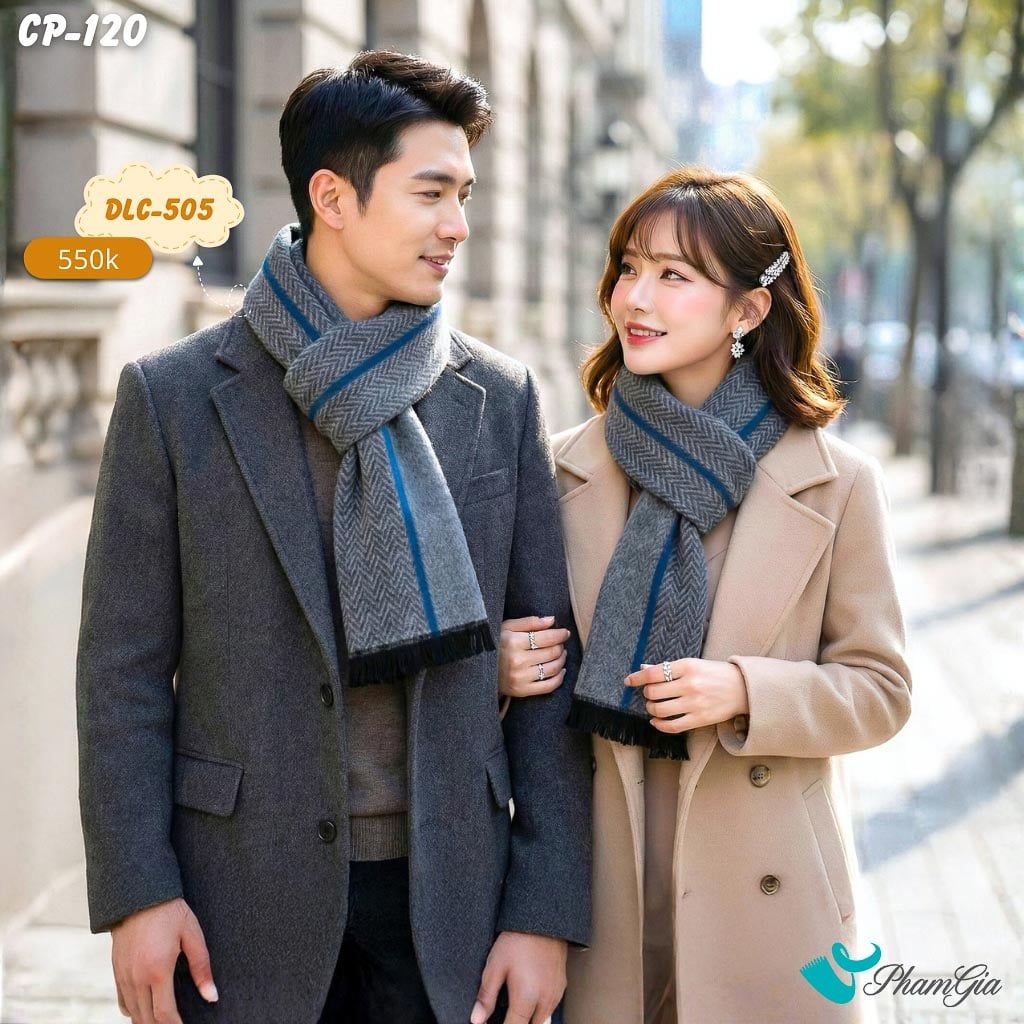 Set Khăn Choàng Cặp Đôi Giữ Ấm Cao Cấp (CP120)
