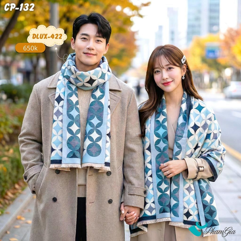 Set Khăn Choàng Cặp Đôi Giữ Ấm Cao Cấp (CP132)