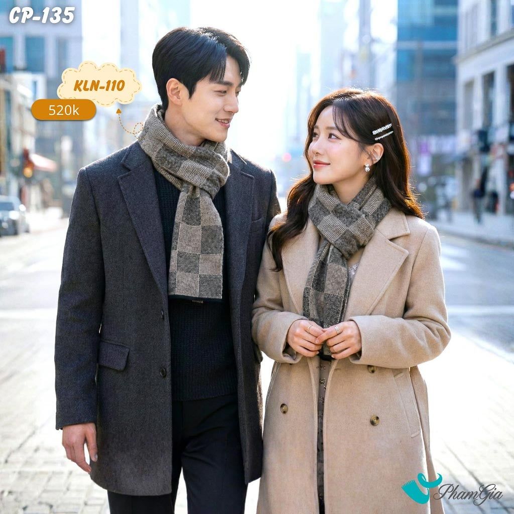 Set Khăn Choàng Cặp Đôi Giữ Ấm Cao Cấp (CP135)