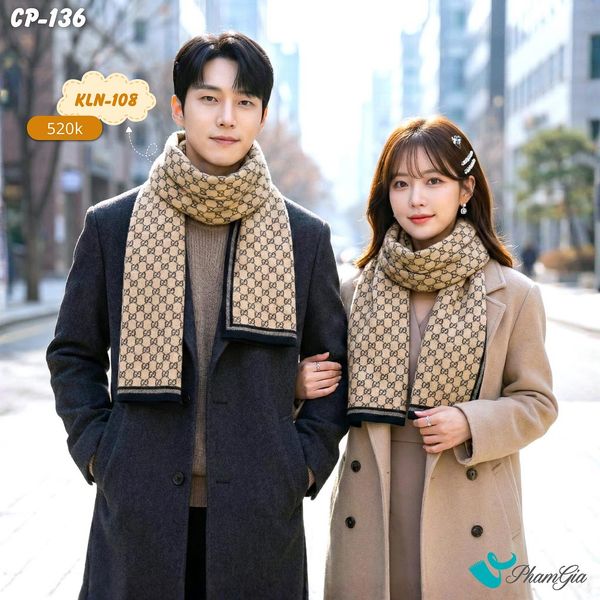 Set Khăn Choàng Cặp Đôi Giữ Ấm Cao Cấp (CP136)