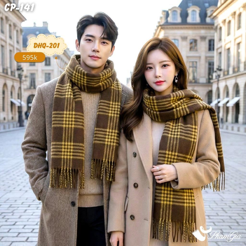 Set Khăn Choàng Cặp Đôi Giữ Ấm Cao Cấp (CP141)