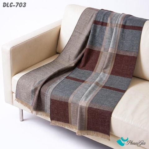 Khăn Choàng Dạ Lông Cừu Cao Cấp Họa Tiết Sang Trọng Và Lịch Lãm Cho Nam (DLC703)