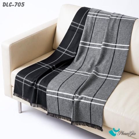 Khăn Choàng Dạ Lông Cừu Cao Cấp Họa Tiết Sang Trọng Và Lịch Lãm Cho Nam (DLC705)