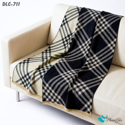 Khăn Choàng Dạ Lông Cừu Cao Cấp Họa Tiết Sang Trọng Và Lịch Lãm Cho Nam (DLC711)