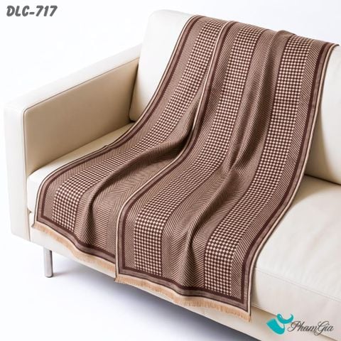 Khăn Choàng Dạ Lông Cừu Cao Cấp Họa Tiết Sang Trọng Và Lịch Lãm Cho Nam (DLC717)