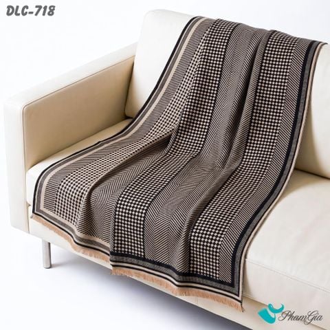 Khăn Choàng Dạ Lông Cừu Cao Cấp Họa Tiết Sang Trọng Và Lịch Lãm Cho Nam (DLC718)