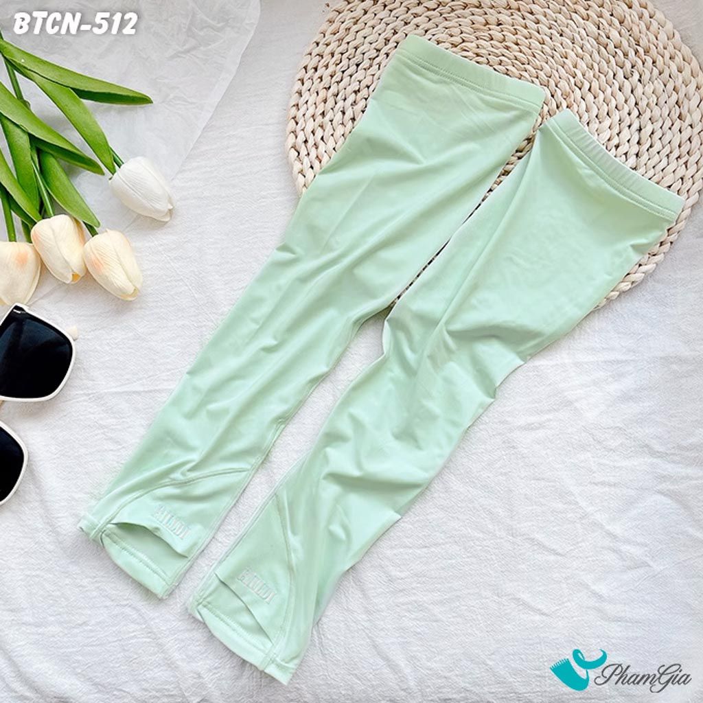 Góc Trên Găng Tay Ống Chống Nắng Slim-Fit Hạ Nhiệt Cao Cấp Màu Xanh Mint