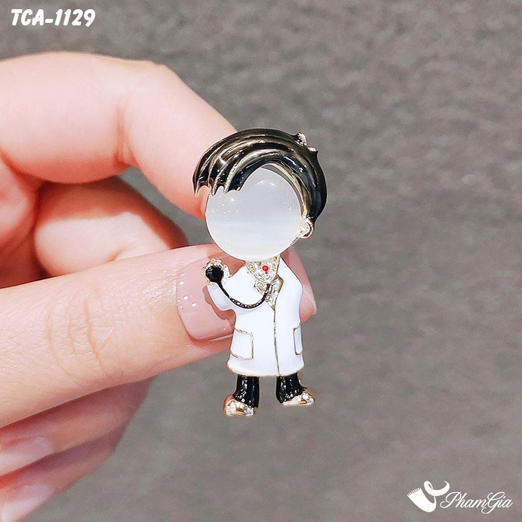 Ghim Cài Áo Bác Sĩ Nam Thanh Lịch