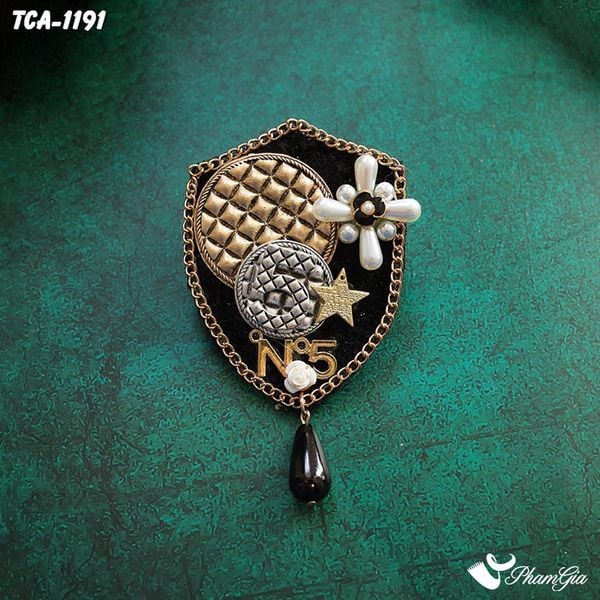 Ghim Cài Áo Họa Tiết Baroque Cổ Điển (TCA1191)