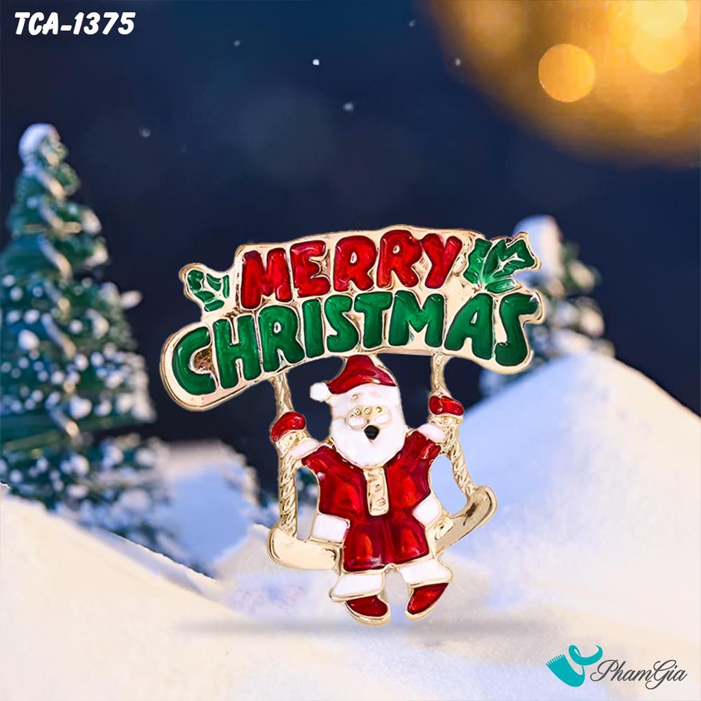 Góc Thẳng Ghim Cài Áo Merry Christmas