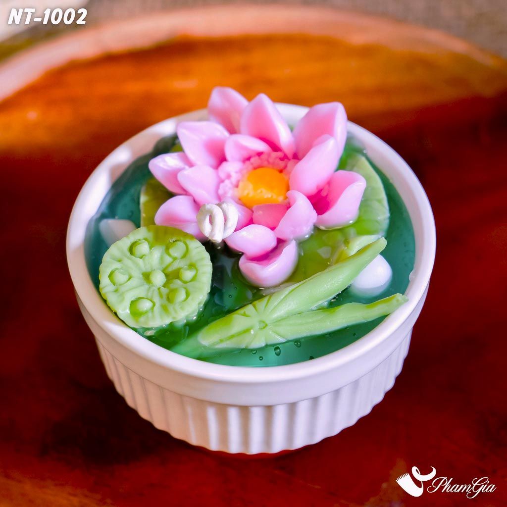 Hộp Quà Nến Thơm Liên Hoa Như Nguyệt (NT1002)