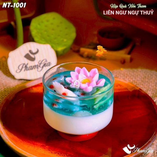 Hộp Quà Nến Thơm Liên Ngư Ngự Thủy (NT1001)