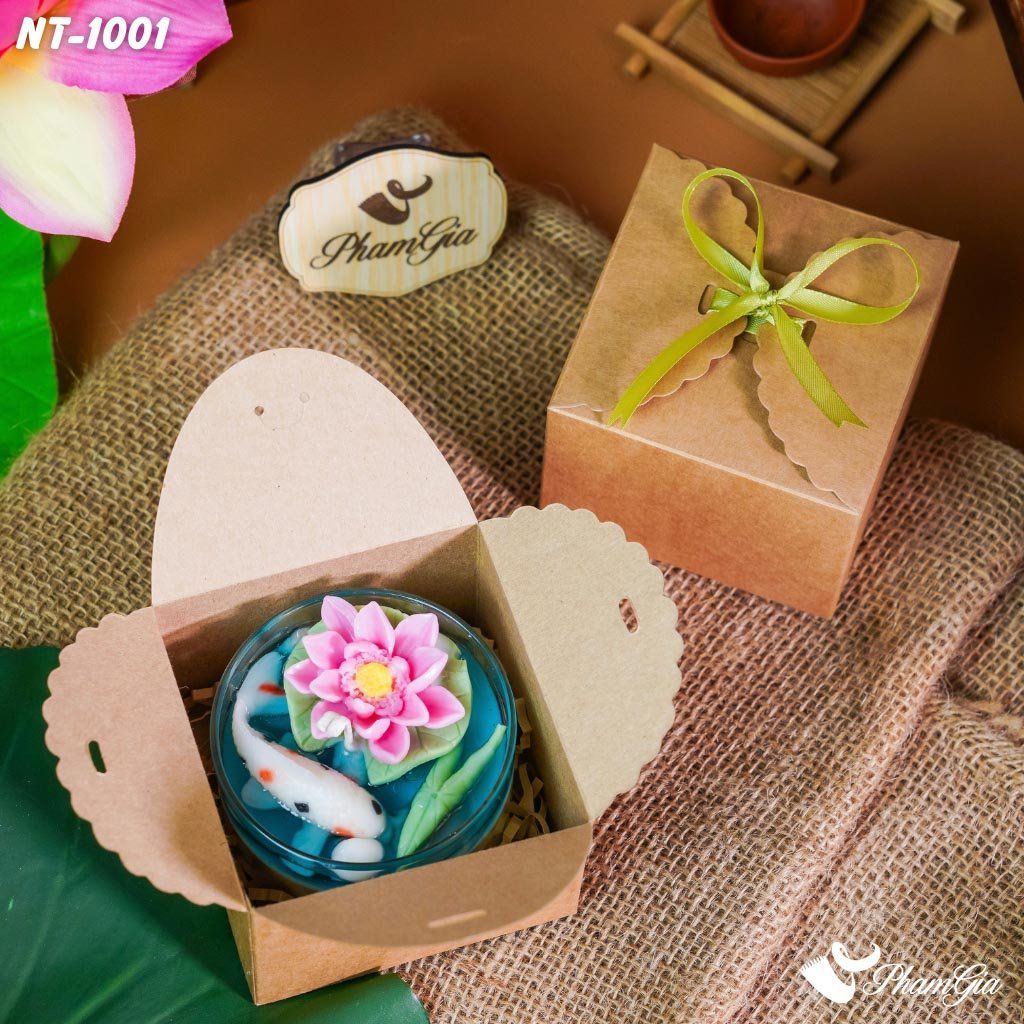 Hộp Quà Nến Thơm Liên Ngư Ngự Thủy (NT1001)