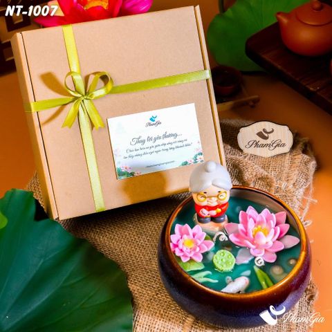 Hộp Quà Nến Thơm Liên Ngư Trường Thọ Tặng Mẹ (NT1007)