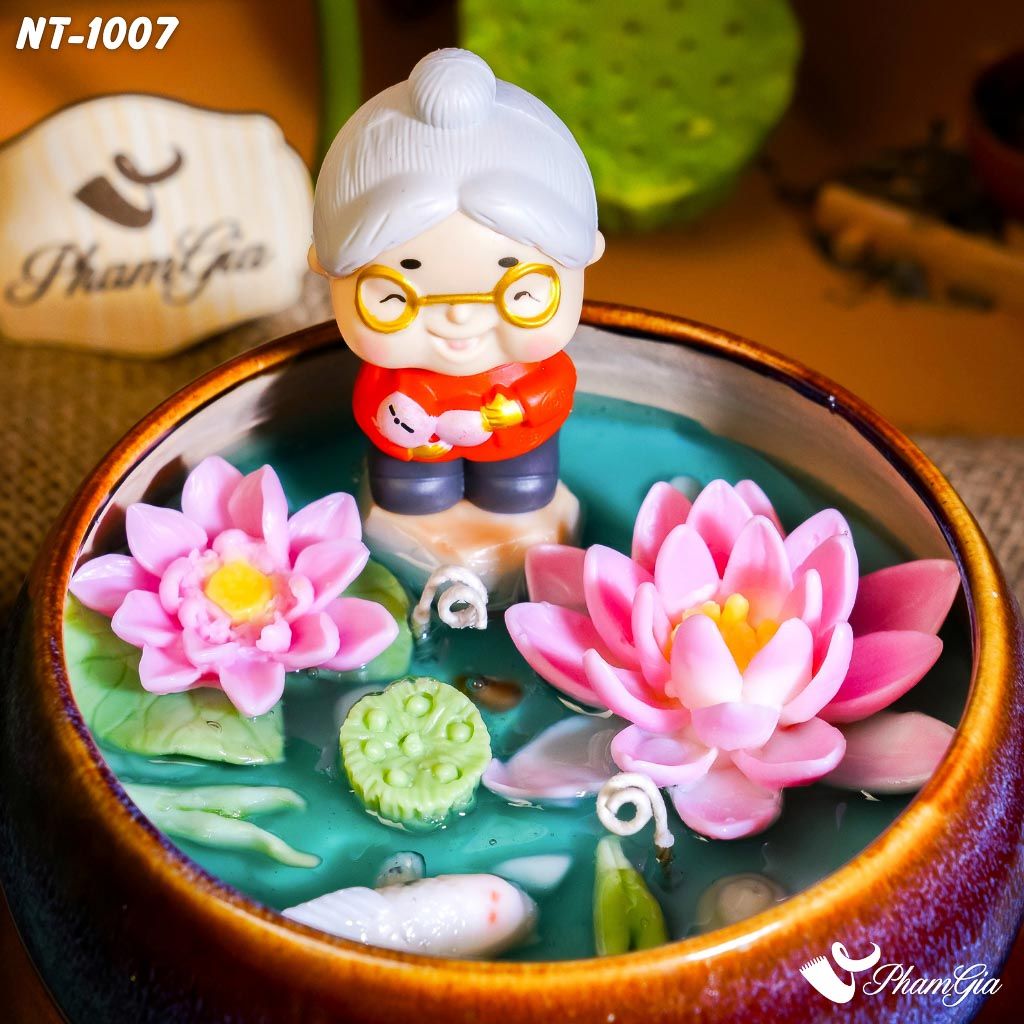 Hộp Quà Nến Thơm Liên Ngư Trường Thọ Tặng Mẹ (NT1007)