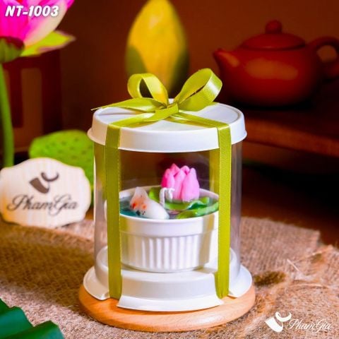 Hộp Quà Nến Thơm Liên Ngư Vọng Nguyệt (NT1003)