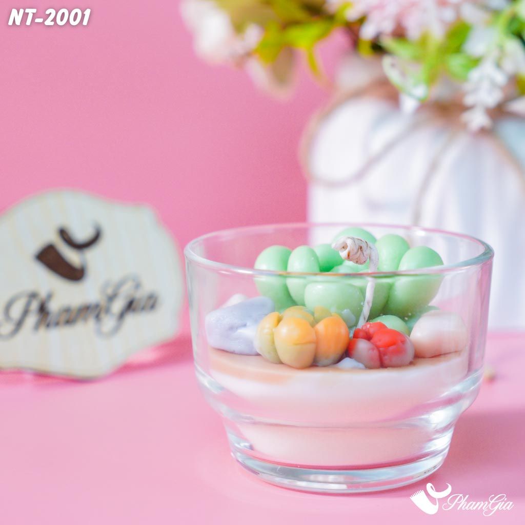 Hộp Quà Nến Thơm Sen Đá (NT2001)