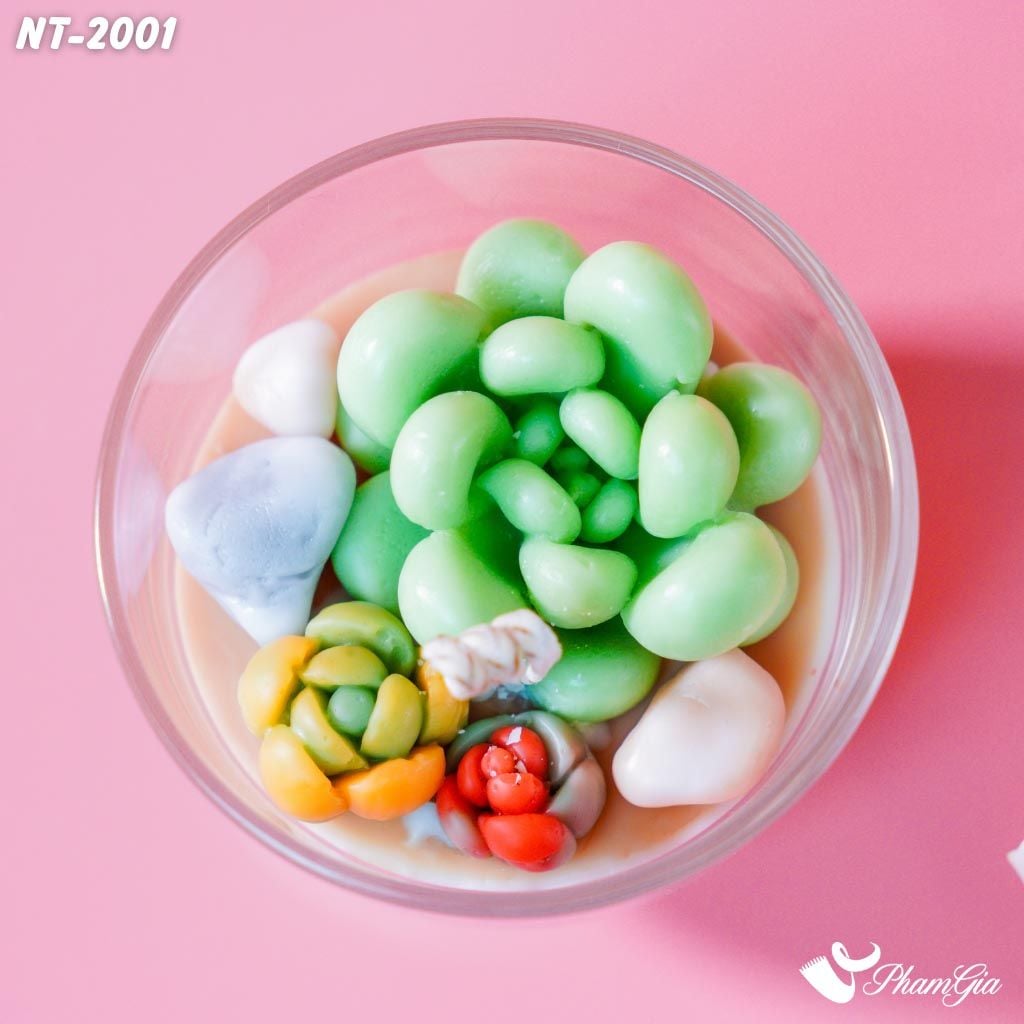 Hộp Quà Nến Thơm Sen Đá (NT2001)