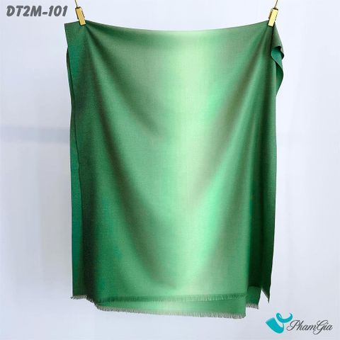 Khăn Choàng Dạ Cashmere Ombre Cao Cấp Màu Xanh Lục Bảo (DT2M101)