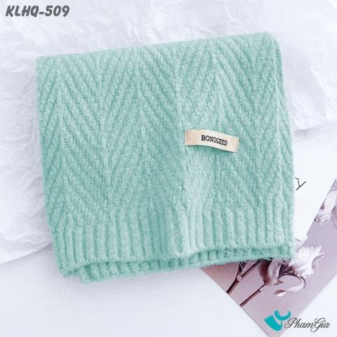 Khăn Choàng Len Siêu Mềm Giữ Ấm Phong Cách Hàn Quốc Màu Xanh Ngọc (KLHQ509)