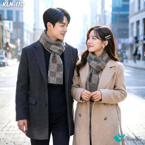 Khăn Choàng Len Cashmere Cao Cấp Họa Tiết Sang Trọng Và Lịch Lãm Cho Nam (KLN110)