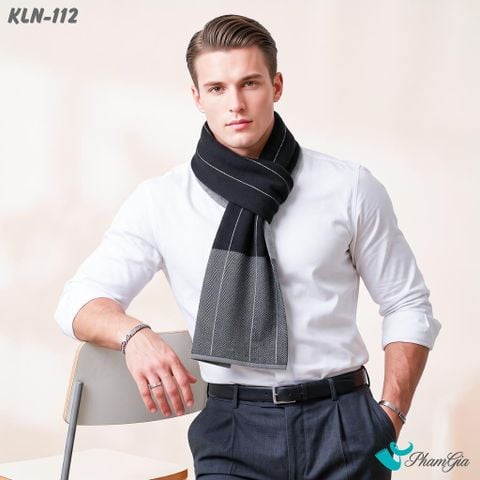 Khăn Choàng Len Cashmere Cao Cấp Họa Tiết Sang Trọng Và Lịch Lãm Cho Nam (KLN112)