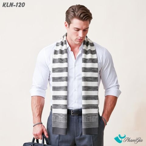 Khăn Choàng Len Cashmere Cao Cấp Họa Tiết Sang Trọng Và Lịch Lãm Cho Nam (KLN120)